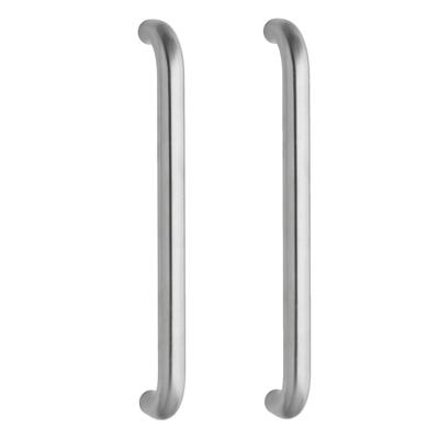 Intersteel Deurgrepen per paar U-vorm 455x80x30 HoH 425 rvs geborsteld