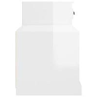 VidaXL Schoenenkast 100x42x60 cm bewerkt hout hoogglans wit - thumbnail