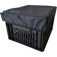 DS Covers Fietskrathoes crate l voor kratten t/m 40 x 50 cm - zwart - thumbnail