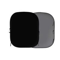 Manfrotto LL LB56GB Plain Collapsible 150x180cm black/mid grey - thumbnail