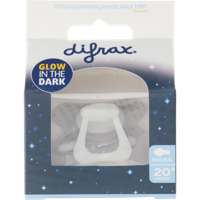 Difrax Fopspeen Natural 18+ Maanden - Glow in the Dark - thumbnail