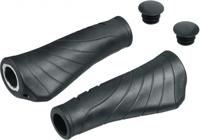 Ergotec Reno set handvatten 2x 135mm zwart - thumbnail