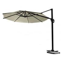 Nesling Coolfit zweefparasol Plus rond gebroken wit 3.5 meter - thumbnail