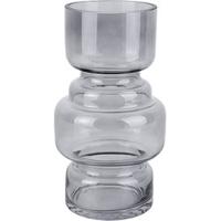 Bloemenvaas Courtly groot 25x 14 cm- donkergrijs - thumbnail