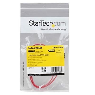 StarTech.com 45 cm vastklikkende SATA-kabel - S-ATA aansluitkabel - vrouwelijk/vrouwelijk