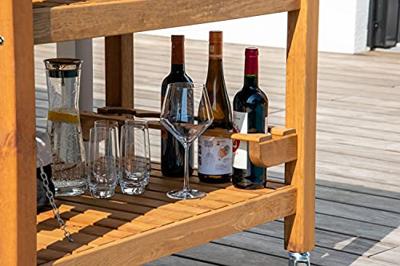 dobar Bijzettafel met RVS blad