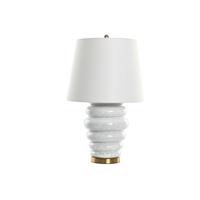 Bureaulamp Home ESPRIT Wit Gouden 50 W 220 V - thumbnail