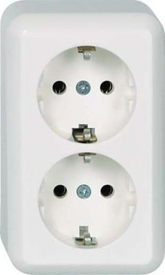 ELSO AP-stopcontact 395400 2-voudig 16A CONTURA parelwit Meerdere kleuren 1 stuk(s)