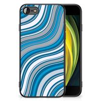 iPhone SE 2022 | SE 2020 | 7/8 Back Case Waves Blue - thumbnail