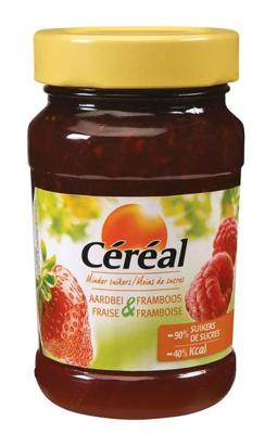 Cereal Fruit aardbei framboos suikervrij 270 Gram