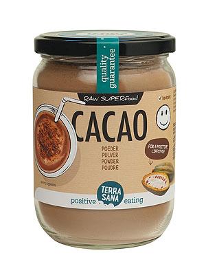 TerraSana Raw cacao antioxidant poeder in glas bio 160 Gram