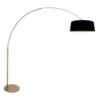 Steinhauer BooglampSparkled Light brons met zwarte kap - 4311BR - thumbnail
