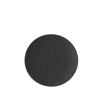Villeroy & Boch Bordje Manufacture Rock - Zwart - ø 16 cm