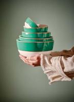 Pip Studio Pip Chique Kom Groen 20.5cm - thumbnail