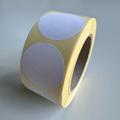 Etiket 75 mm rond wit 500 rol