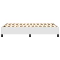 Bedframe kunstleer wit 120x200 cm - thumbnail