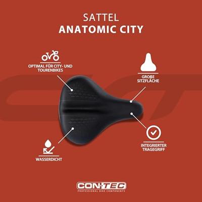 CONTEC zadel "anatomic" ct saddle anatomic 272 x 227mm