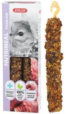 ZOLUX NUTRIMEAL STICK CHINCHILLA AARDPEER 110 GR 3 ST ZOLUX NUTRIMEAL STICK CHINCHILLA AARDPEER 110 GR 3 ST