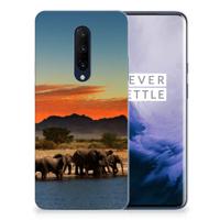 OnePlus 7 Pro | TPU Hoesje | Olifanten - thumbnail