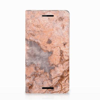 Nokia 2.1 2018 | Standcase | Marmer Oranje Nokia 2.1 2018 | Standcase | Marmer Oranje