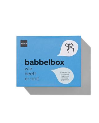 HEMA Babbelbox Wie heeft ooit