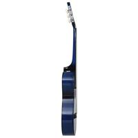VidaXL Gitaar cutaway met 6 snaren western klassiek 38" getint blauw - thumbnail