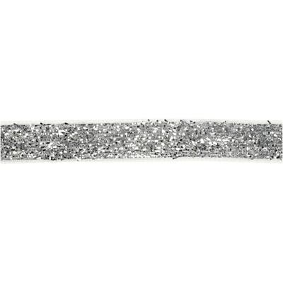 Vivi Gade Lint, b: 10 mm, zilver, 5 m/ 1 rol