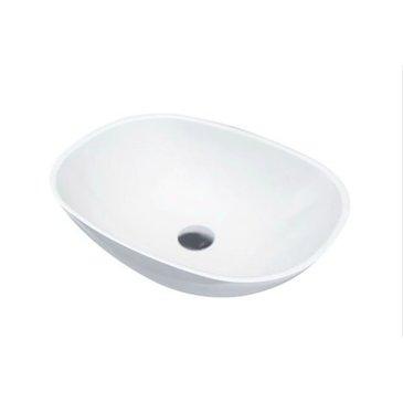 Opbouw Waskom Best Design Just Solid Surface Forza 55x40 cm Mat Wit Opbouw Waskom Best Design Just Solid Surface Forza 55x40 cm Mat Wit