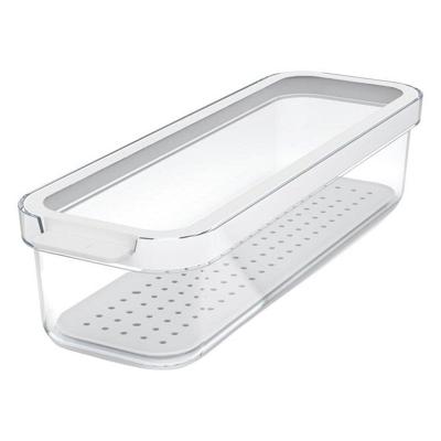 Rotho CAUMA Koelkastorganizer 27x9.2x6.2 cm 1.15L Wit/Transparant