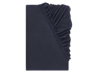 LIVARNO Jersey hoeslaken 180-200 x 200 cm (Donkerblauw)