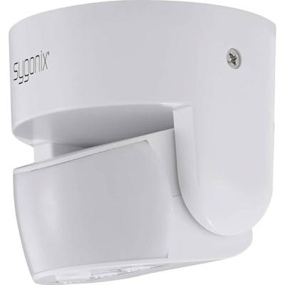 Sygonix SY-6440262 HF-bewegingsmelder Wand, Plafond 180 ° Relais Wit IP65