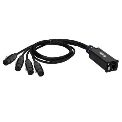 Adam Hall 4 Star Catbox XF3 audio & DMX adapter 4x 3p XLR female naar CAT6A Adam Hall 4 Star Catbox XF3 audio & DMX adapter 4x 3p XLR female naar CAT6A