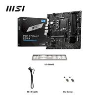 MSI PRO B760M-P DDR4 Moederbord Socket Intel LGA 1700 Vormfactor Micro-ATX Moederbord chipset Intel® B760 - thumbnail