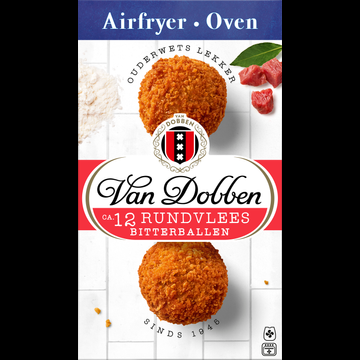 Van Dobben Airfryer Oven Rundvlees Bitterballen 300 g bij Jumbo
