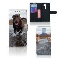 Xiaomi Redmi 9 Telefoonhoesje met Pasjes Honden Labrador - thumbnail