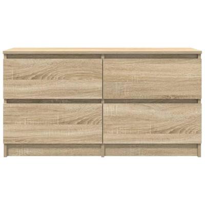 Tv-meubel 100x35x54 cm bewerkt hout sonoma eikenkleurig