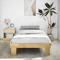 Bedframe zonder matras 90x190 cm massief eikenhout - thumbnail