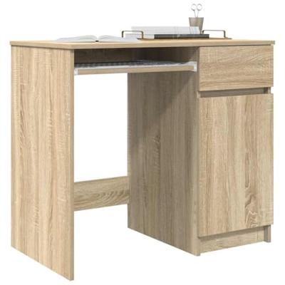 Bureau 86x49x76 cm spaanplaat sonoma eikenkleurig