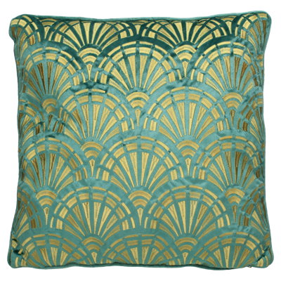 Wants&Needs Accessoires Kussen Velvet Groen 45 X 45