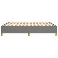 Bedframe zonder matras stof donkergrijs 180x200 cm - thumbnail
