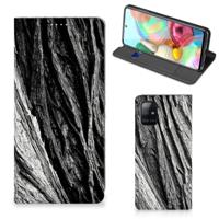 Book Wallet Case Samsung Galaxy A71 Boomschors Grijs - thumbnail