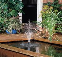 Hozelock Fountain Pump Cascade 700 L/H - Energy Efficient with 10m Cable and Three Spray Heads - thumbnail