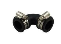 Air Aqua Flexibele Rubber Bocht 90° 25mm - Weerbestendig en Makkelijk te Monteren - thumbnail