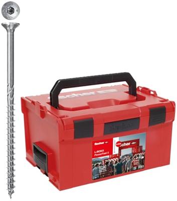 Fischer 560090 L-Boxx 238 PowerFast II (3.400) Spaanplaatschroeven assortiment 3.400 stuk(s)