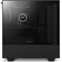 NZXT h5 flow v2 midi tower behuizing (zwart | 1x usb-a | 1x usb-c | tempered glass) - thumbnail