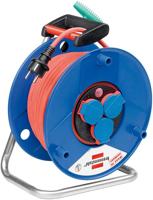 Brennenstuhl 1318930 Kabelhaspel 40.00 m Zwart Randaarde rubberen stekker - thumbnail