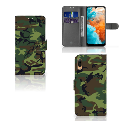 Huawei Y6 (2019) | Telefoon Hoesje | Army Dark Huawei Y6 (2019) | Telefoon Hoesje | Army Dark