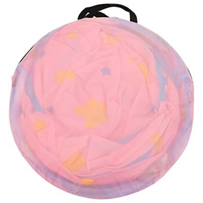 VidaXL Kinderspeeltent met 250 ballen 301x120x128 cm roze