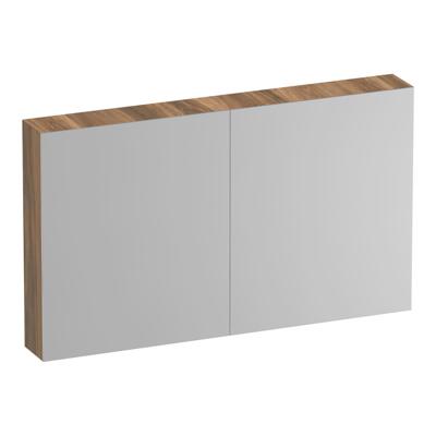 Brauer Impress Deluxe Spiegelkast - 120 cm - met interne en externe Verlichting - 2 Dubbelzijdige Spiegeldeuren - Honey
