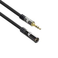 ACT AC3615 High Quality Audio Verlengkabel | 3,5 mm Stereo | Jack male - female | 2 meter - thumbnail